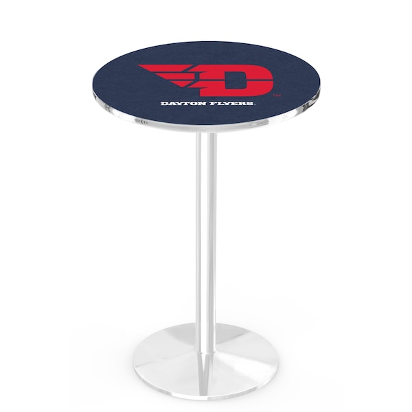 42" Chrome University of Dayton Pub Table
